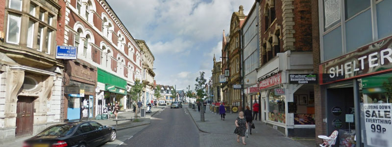 Wigan street view